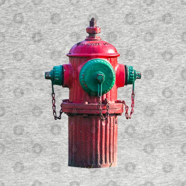 Fluted TCIW Red Fire Hydrant by Enzwell